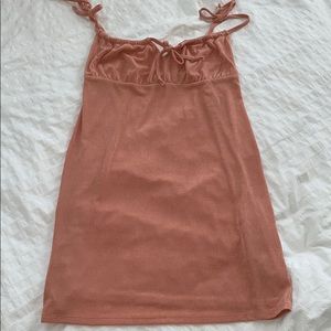 Coral summer dress